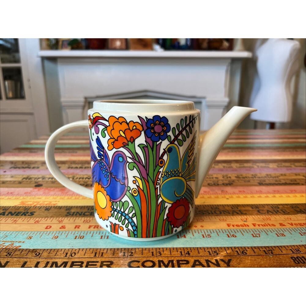 Vintage Villeroy & Boch Acapulco Coffee Pot Made in Luxembourg NO LID 1pc